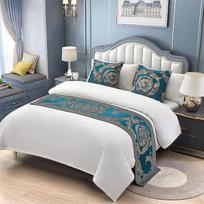 Prabangios gėlėtos lovatiesės Patalynė su lovomis, viengulė lova su labai didele lova rankšluostis Namų viešbučio dekoracijos 1PC pillowcase