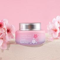 Farmstay Hyaluronic Acid & Cherry Blossom Cream 55ml pink