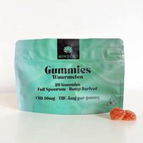 20 guminių saldainių CBD 30mg + THC 5mg (Arbūzas) 1 maišelis