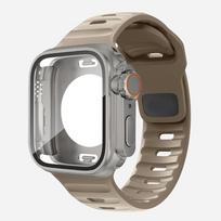 360 Waterproof Case+Silicone Strap for Apple Watch 9 8 7 Band Appearance Upgrade Ultra 49mm Iwatch Series 8 7 6 SE 5 4 3 2 1 41mm ruda