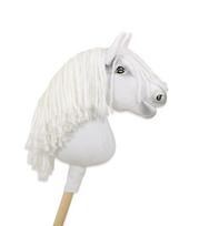Hobby Horse Premium Small Stick Horse - White A4