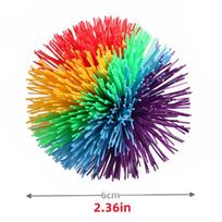 Variety Ball Colored Rubber Silk Ball Children'S Toy 6/8/10Cm Rubber Band Elastic Ball Children'S Novel Toy Fun Rubber Toy red