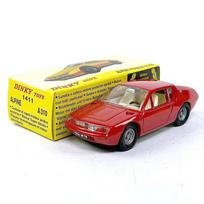 Dinky žaislai 1:43 Alpine A310 lydinio automobilio modeliai ir žaislinės transporto priemonės Automobilio modelis Miniatiūrinis mastelio modelis Automobilis Vaikams yellow