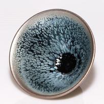 JZ203 Great Yuteki Tenmoku Tea Cup Recreate Ancient Song Dynasty's Technology Ceramic Tea gray