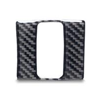 Anglies pluošto stiliaus automobilių priedai Salono įspėjamosios lempos mygtuko apdailos dangtis ABS, skirtas Mazda 3 Axela 2013 2014 2015 2016 2017 m. Carbon Fiber black