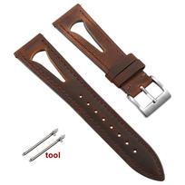 Breathable Genuine Leather Watch Band for Omega Business Crazy Horse Calfskin Strap Sport Bracelet Watchband 20mm 21mm 22mm 24mm 20mm žalia