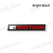 3D Car 4motion Emblem Logo Trim Front Hood Grille Badge Rear Trunk Sticker For VW Volkswagen Polo Golf Passat Jetta Accessories LB0 black