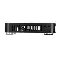 Desktop Computer Case Good Heat Dissipation Exquisite Compact Black Mini HTPC Case for Home Video Computer black