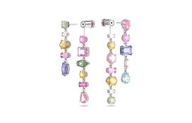 Swarovski Waterdrop Shape Gema Earrings Women's Multicolor 5613740 Multicolor|F gray