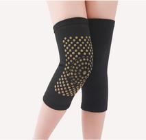 Pelynų šildomos kelių pagalvėlės vyrams ir moterims – Šiluma ir atrama visiems sezonams XXL, 1 pair of self-heating knee pads juoda