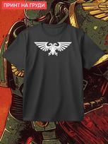 Marškinėliai Warhammer 40,000 Imperatoriškasis Aquila M black
