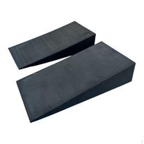 2 Pieces Yoga Wedge Block Fitness for Balance Practice Tight Calves Home Gym gray