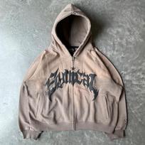 2026 Men's Gothic Star Print Retro Zip-Up Hoodie M pink