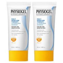 Physiogel Daily Moisture Therapy UV Sunscreen Advanced SPF50+ PA++++, 50ml, 2 pcs white