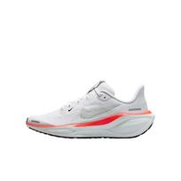 Nike Pegasus 41 Running Shoes White With A Hint Of Green Bright Dark Red Metallic Silver Kids' FN5041-108 32 white
