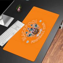 Blackpool Football Club Crest Mouse Pad, Rubber Base, Mouse Pad for Gamers and Office Use, Gaming Desk , Easy To Clean Mat Christmas fan gifts 30cmx60cm（11.8x23.6inch）
