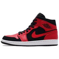 Jordan Air Jordan 1 Mid Bred Retro 554724-054 EU 42.5 raudona
