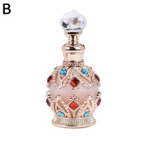 5/10/12/15/25ml Luxury Glass Perfume Bottle For Essential Oil Refill Arabic Design Premium Aroma Oil Dispenser Wholesale white