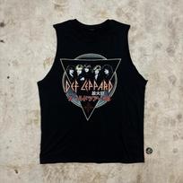 2014 Def Leppard Pyromania 83’ reprint sleeveless band tee Size XL Unisex T-Shirt L gray
