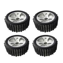 4 Pieces 1/18 RC Car Truck Spare Parts Tires Wheels A95901 for Wltoys A959 as described juoda