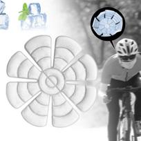 Helmet Gel Ice Pack Hard Hat Cooling Pad Liner Horse Riding for gray
