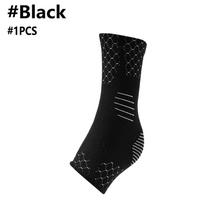 1/2 Pcs Compression Socks For Plantar Fasciitis Achilles Tendonitis Ankle Sleeve Heel Spurs Foot Swelling Relief black