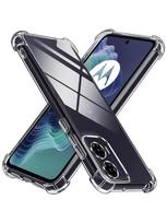 Transparent Shockproof Case for Motorola Moto G75 G85 G35 G55 5G G05 G15 E15 Protective Clear Cover Shell Fundas Coque Moto G85 5G gray