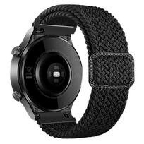 20/22mm nailoninis pintas dirželis HUAWEI WATCH 5 46mm 4pro GT 5 Pro GT5 GT4 GT3, kvėpuojantis apyrankė Honor MagicWatch 2, sportinis dirželis 1Pcs 22mm oranžinė