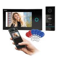 Orno Appos Or-vid-wi-1068/b 7" juodas vaizdo domofonas su Wi-fi