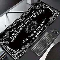Ouija Board Desk Mat Desk Pad Large Gaming Mouse Pad Gamer Ofice Mat Mouse Pad  Pad Unisex 30cmx60cm(11.8x23.6inch) white