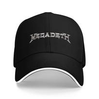 Megadeths Chromes Logo Baseball Cap  Classic Trucker Hat Summer Unisex-Teens Hunting Camping Snapback Cap One Size black