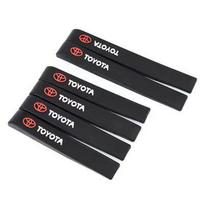 6 vnt. automobilio durų guminė juostelė Lipdukas Apsauga nuo susidūrimo Toyota Yaris Corolla Prius Auris CHR Camry RAV4 Avalon Avensis KC0 gray