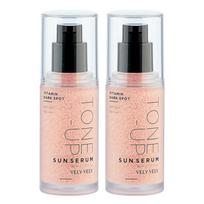 Vely Vely Vitamin Dark Spot Tone-Up Sun Serum SPF50+ PA++++, 30ml, 2 pcs gray
