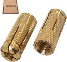 Skir'co Pakuotė, 15 žalvarinių įleidžiamų inkarų M12 x 38 mm varžtų įvorės išplečiamas sieninis kaištis mūro betoninis inkaras