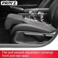 Car seat Leather Leg Cushion Support Extension Cushion Soft Foot Support Leg Leather Cushion Knee Cushion Memory Universal 1 pcs gray