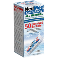 Tirpalas nosiai plauti NEILMED SINUSRINSE (druskos pakeliai), 50 vnt.