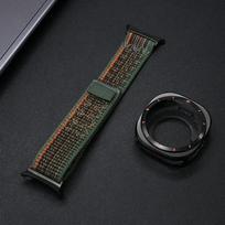 Sport Nylon Strap for Samsung Galaxy Band Ultra 7 47mm Trail Loop Bracelet Metal Case for GALAXY ULTRA 47MM Replaced Accessories Galaxy Ultra 47mm black