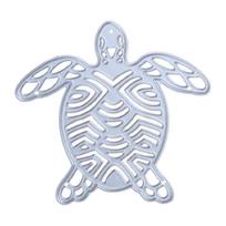 Vėžlio Metalo Pjaustymo Formelės Įspaudimo Šablonas Trafaretas Scrapbooking Kortelei 1 white