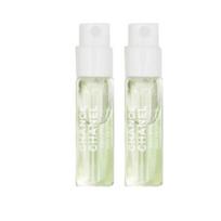 Chanel Chance Eau Tendre EDP 1.5ml Purškiamas mėginukas – Žalias Gėlių Medienos Moteriškas Kvepalų Mėginukas Ilgai Išlaikantis two pcs žalia