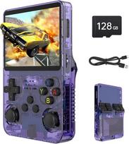 Žaidimų konsolė Veladranth nešiojama žaidimų konsolė AN-9417, 1 vnt., violetinė