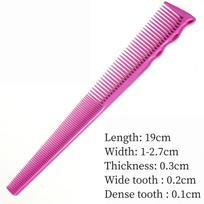 Men's Hair Cutting Comb Barber Shop Sideburns Combs Hair Salon Professional Styling Tools Hairstylist Hairdressing Hairbrush beige