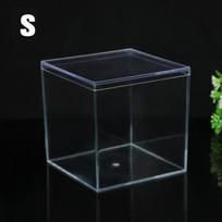 Plastikinė skaidri laikymo dėžutė Papuošalų karoliukai Žvejybos reikmenys Saldainių dėžutė S black