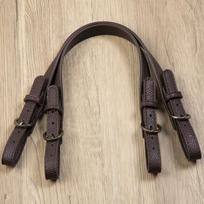 PU odinė rankenos dirželis rankinėms ir krepšiams, 1 pakuotė One Size gray