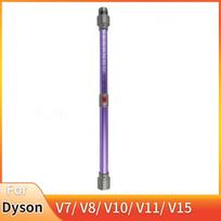 Telescopic tube extension rod for Dyson V7 V8 V10 V11 V15 handheld vacuum cleaner, scalable extension tube purple