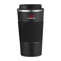 510ml nerūdijančio plieno kavos puodelis termosas kelioninis terminis puodelis skirtas KIA Cerato Optima Picanto Rio KN Sportage Ceed Sorento black