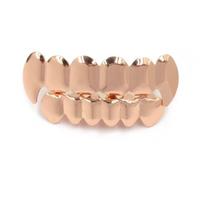 New Top Bottom Set Teeth Grillz Durable Shiny Glossy Dental Grills Unique Comfortable Halloween Tooth Fashion Accessory
