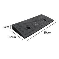 50/70/100mm slenksčio rampos Plastikinės automobilio ratų rampos Nešiojamos važiuojamosios dalies rampos Automobilio priekaba 50x27x7cm