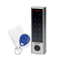 Jutiklinio ekrano kodinė spyna su kortelių ir raktų skaitytuvu bei skambučio mygtuku IP68 OR-ZS-824