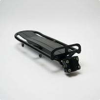 Cycle Rear Cargo Rack Aluminum Alloy Mountain Bike Rear Rack Bike Luggage Carrier Quick Release High Load Capacity black