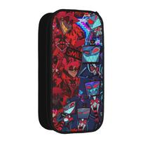 Large-capacity Pencil Pouch R-Radiostatic Vox Alastor  Office Accessories  Double Layer Pencil Box Women Makeup Bag Amazing Gift (as the picture,L) black